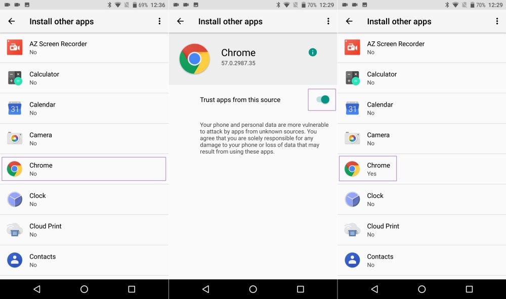 Install other apps Android O