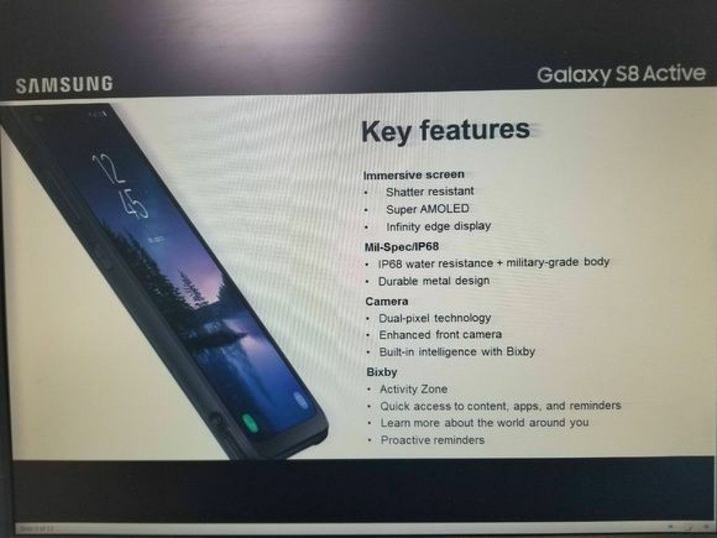 gsmarena 001 جزئیات مشخصات Galaxy S8 Active لو رفت!