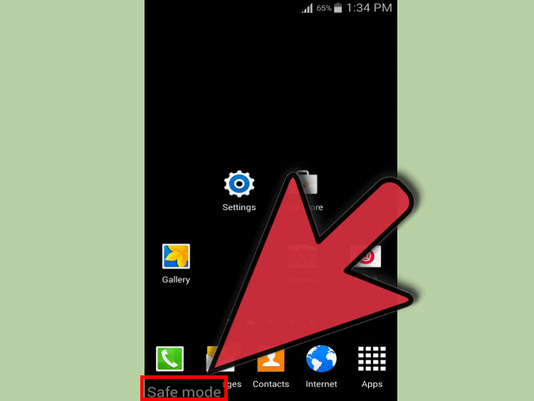 Boot Your Android Cell Phone Into Safe Mode Step 11 رفتن به حالت safe mode در اندروید