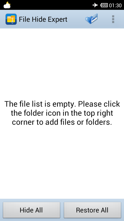 file hide expert empty آموزش مخفی سازی فایل ها در اندروید