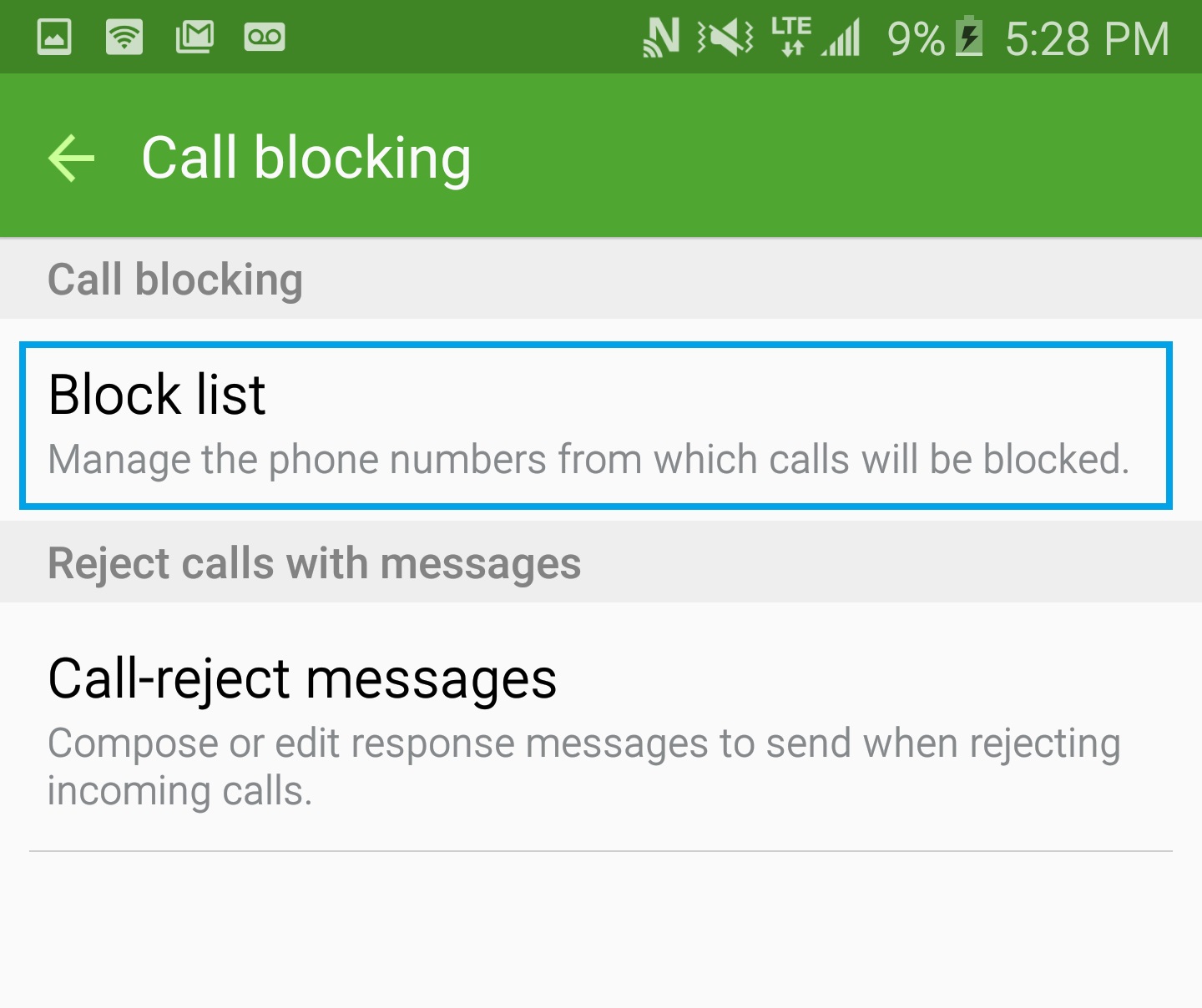 note5callsettings 2 بلاک و آنبلاک (block/unblock) کردن یک شماره در گلکسی اس7