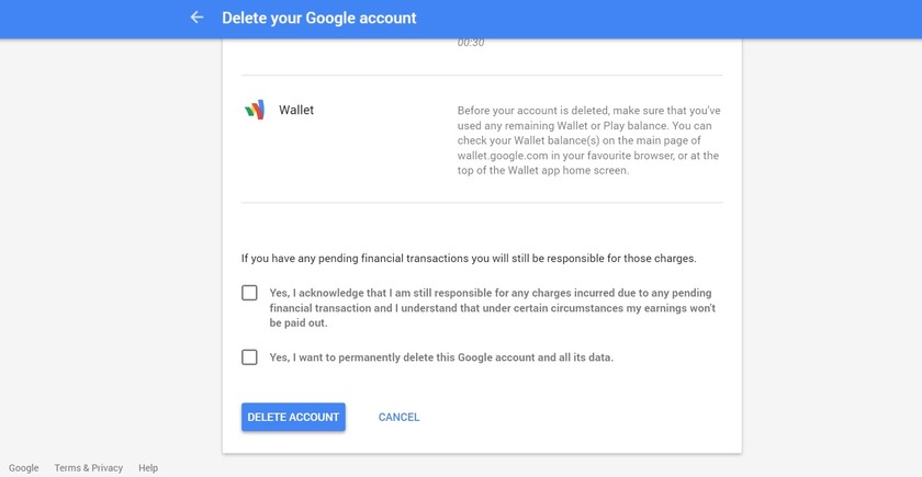 delete g account 2 آموزش پاک کردن اکانت گوگل و جی میل