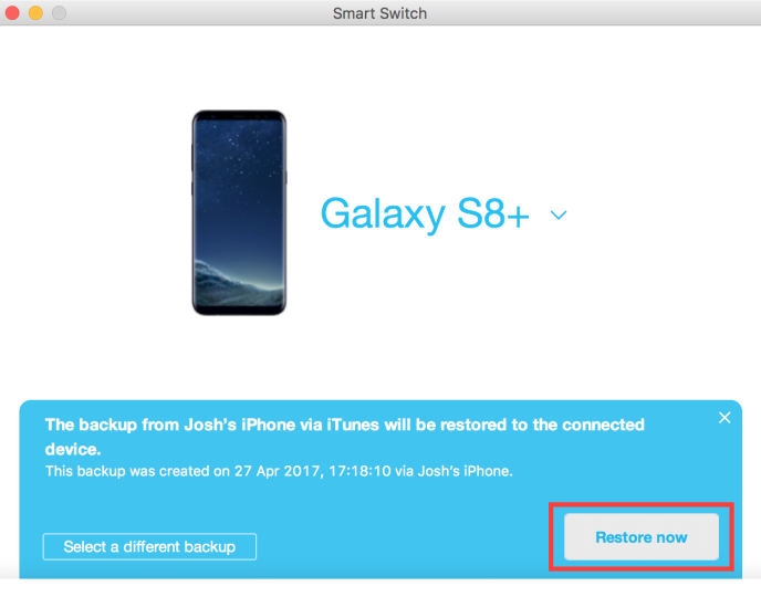 Smart Switch 6 نحوه انتقال تمامی اطلاعات از گوشی آیفون به گلکسی S8
