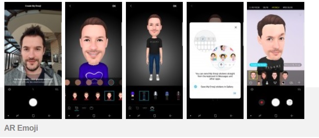 emoji بررسی گوشی سامسونگ گلکسی S9
