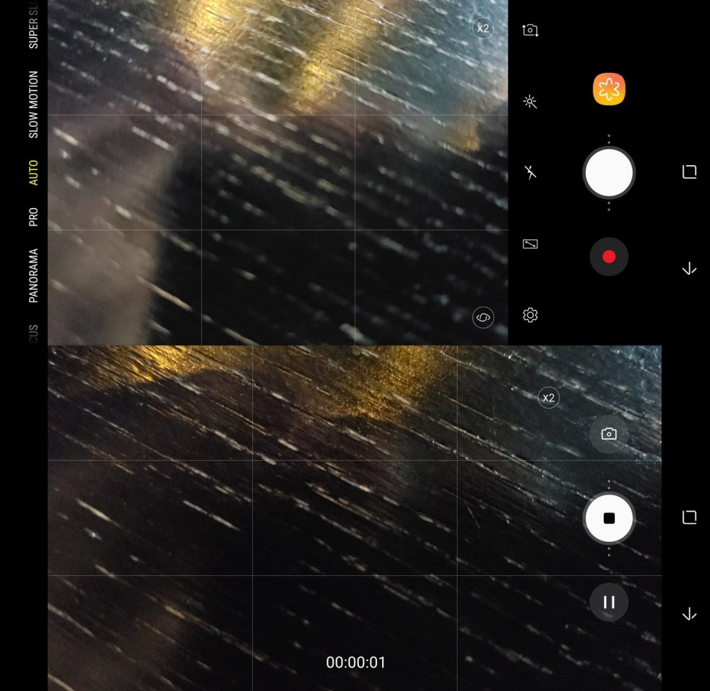 photo vs video viewfinder نکات و ترفندهای دوربین گوشی Galaxy S9