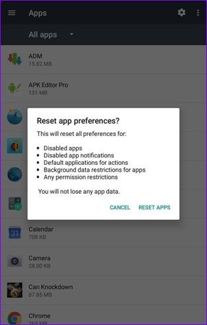 reset app preferences android 16 4d470f76dc99e18ad75087b1b8410ea9 راهنمای انجام تنظیم مجدد برای گوشی های اندروید