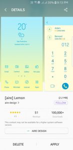 Screenshot 20180406 211328 Samsung Themes معرفی و دانلود بهترین تم های رایگان سامسونگ