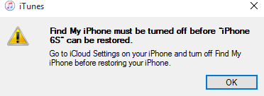 Turn off Find My iPhone 7 روش برای بازگردانی عکس های پاک شده در گوشی های آیفون