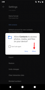 android contacts 8 چگونگی انتقال مخاطبین به گوشی جدید اندروید