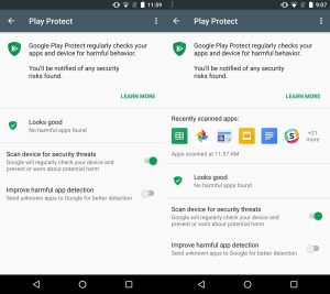 2 7 نحوه فعال کردن سپر ایمنی گوگل پلی (Google Play Protect) در اندروید