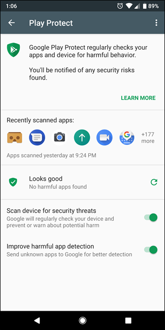 4 2 Google Play Protect چیست و چطور سیستم‌عامل اندروید را ایمن نگه می‌دارد؟