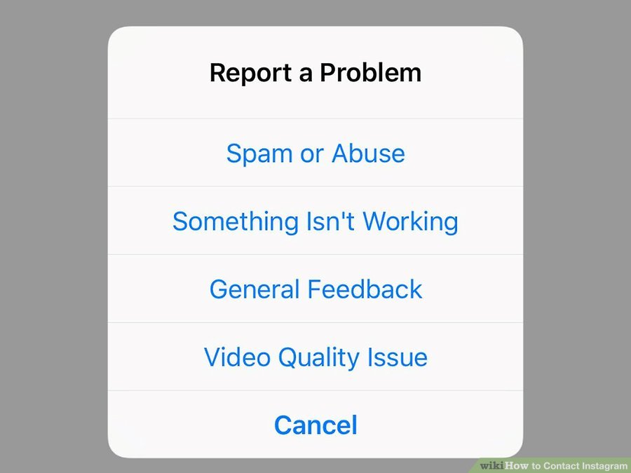 4 راه برای تماس با اینستاگرام و گزارش مشکل-گزارش از طریق موبایل