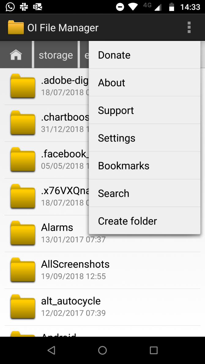مخفی کردن تصاویر با استفاده از برنامه‌های مدیریت فایل